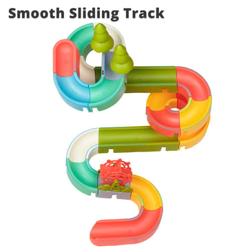 Socbtnso 38 Pcs Duck Slide Toys, Bath Toys For Kids Ages 4-8, Diy Building Kit For Ages 5-7, Bathtub Time Birthday Gifts For Tod