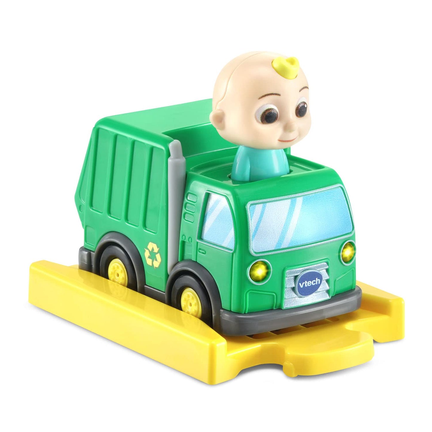 VTech CoCoMelon Go! Go! Smart Wheels JJs Recycling Truck and Track