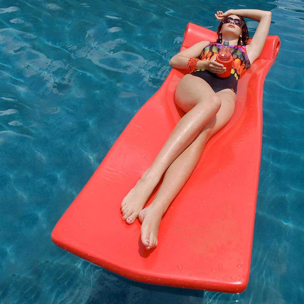 Pool Mate X-Large Foam Pool Float, Coral