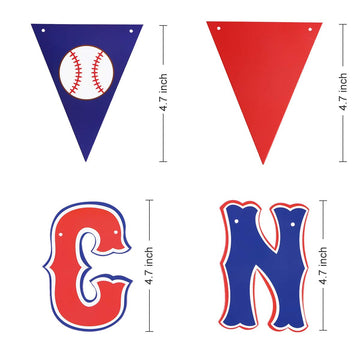Baseball Party Supplies Concessions Banner - Sports/Baseball Themed First Birthday Party Decorations Favors (Style 1)