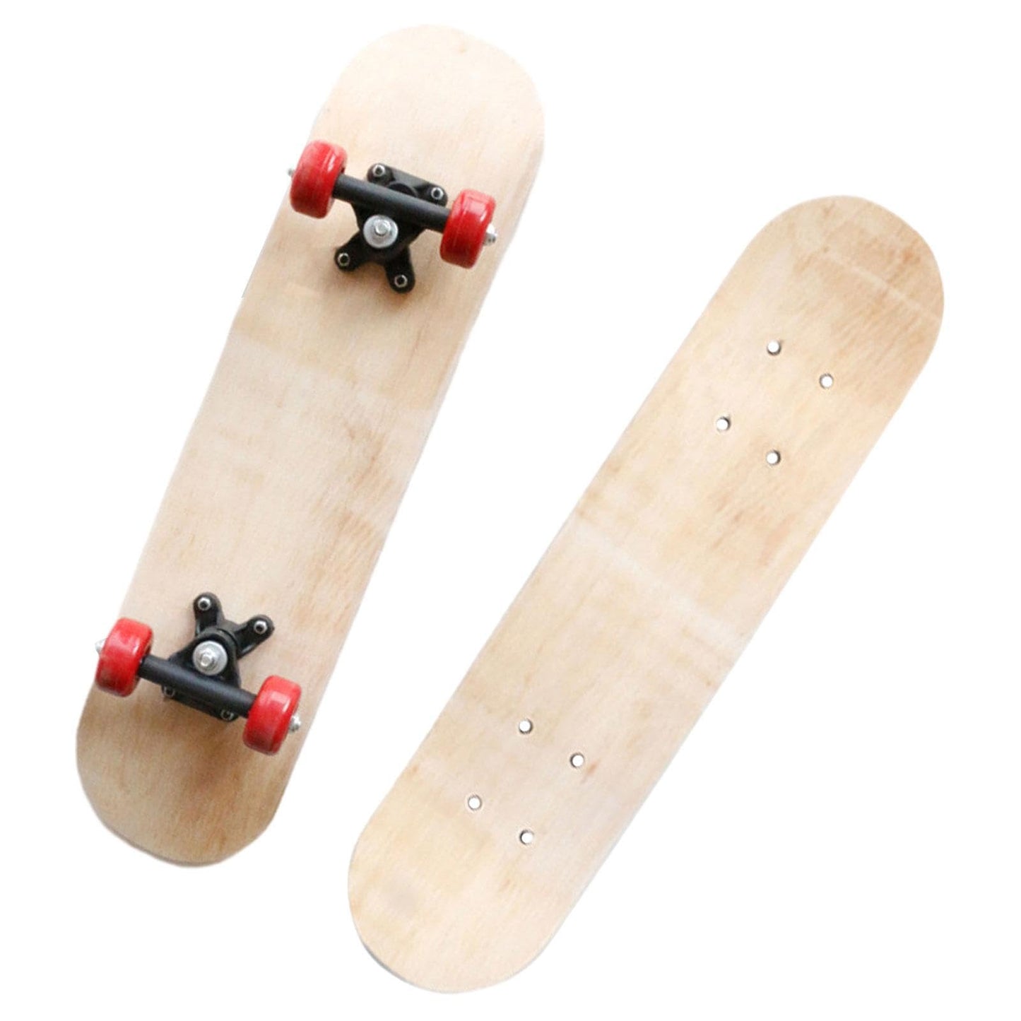 LOOM TREE Blank Skateboard Deck Wooden Skate Deck Arts Painting Board for Children Kids 60cm with Wheel | Outdoor Sports | Skate