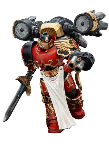 JOYTOY Warhammer The Horus Heresy Blood Angels Crimson Paladins Squad Crimson Paladin 1, 1:18 Scale Action Figure Mecha Joy Toy