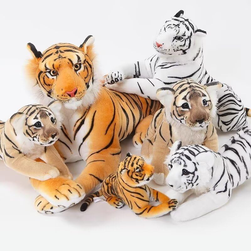Dhxstsm Large Stuffed Tiger Plush Toy- Giant Tiger Stuffed Animal -Big Plush Toy (28Inches,Excluding Tail)