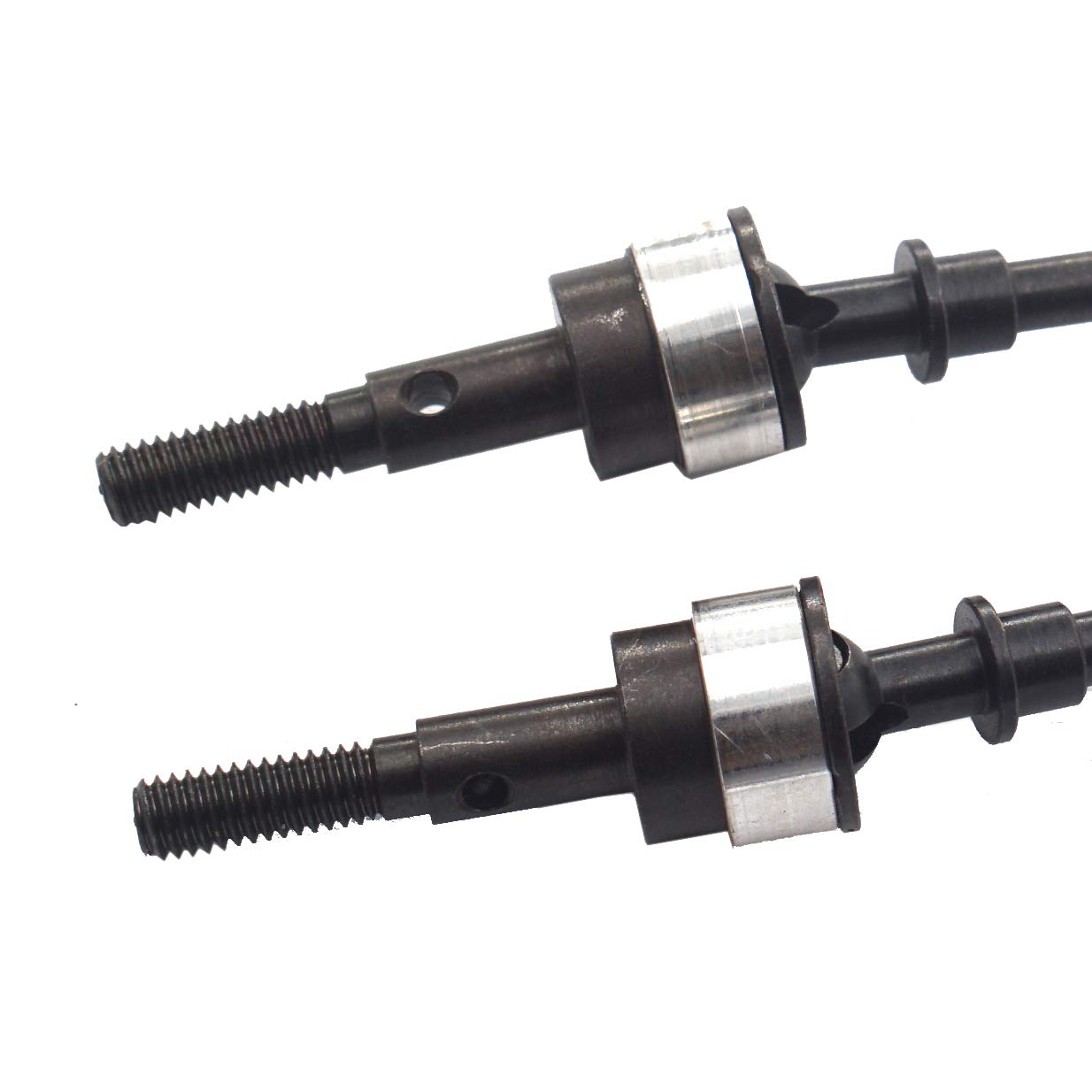 2PCS Vgoohobby Stainless Steel CVD Drive Shaft Dogbone Hop-Up Parts Compatible with Axial SCX10 1/10 RC Climbing Car Crawlers Bu
