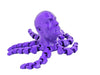 3D Printed Rocktopus, The Rock, Articulated Fidget, Octopus, Stress Relief Toy, Fidget Box, Adhd Toy, Anxiety Relief Aid (Purple