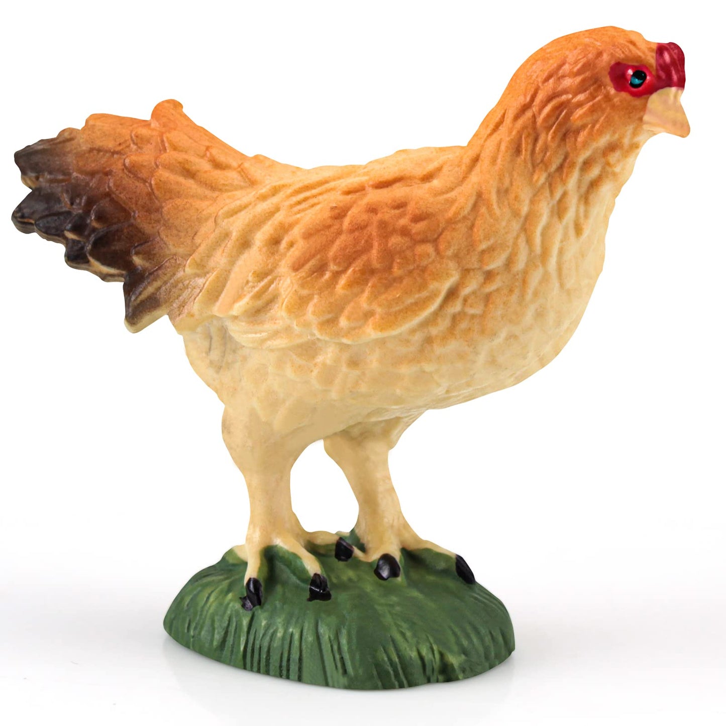 Lc Joycre Hen Toy Figurine Hen Figure For Cake Topper Preschool Animals Figures Teaching Tools Educational Gift For Kids