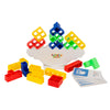 Funivo Swinging Tower Building Blocks Set With 16 Colorful Blocks, 24 Action Cards, Base Stand, Educational Stem Toy For Ages 3+