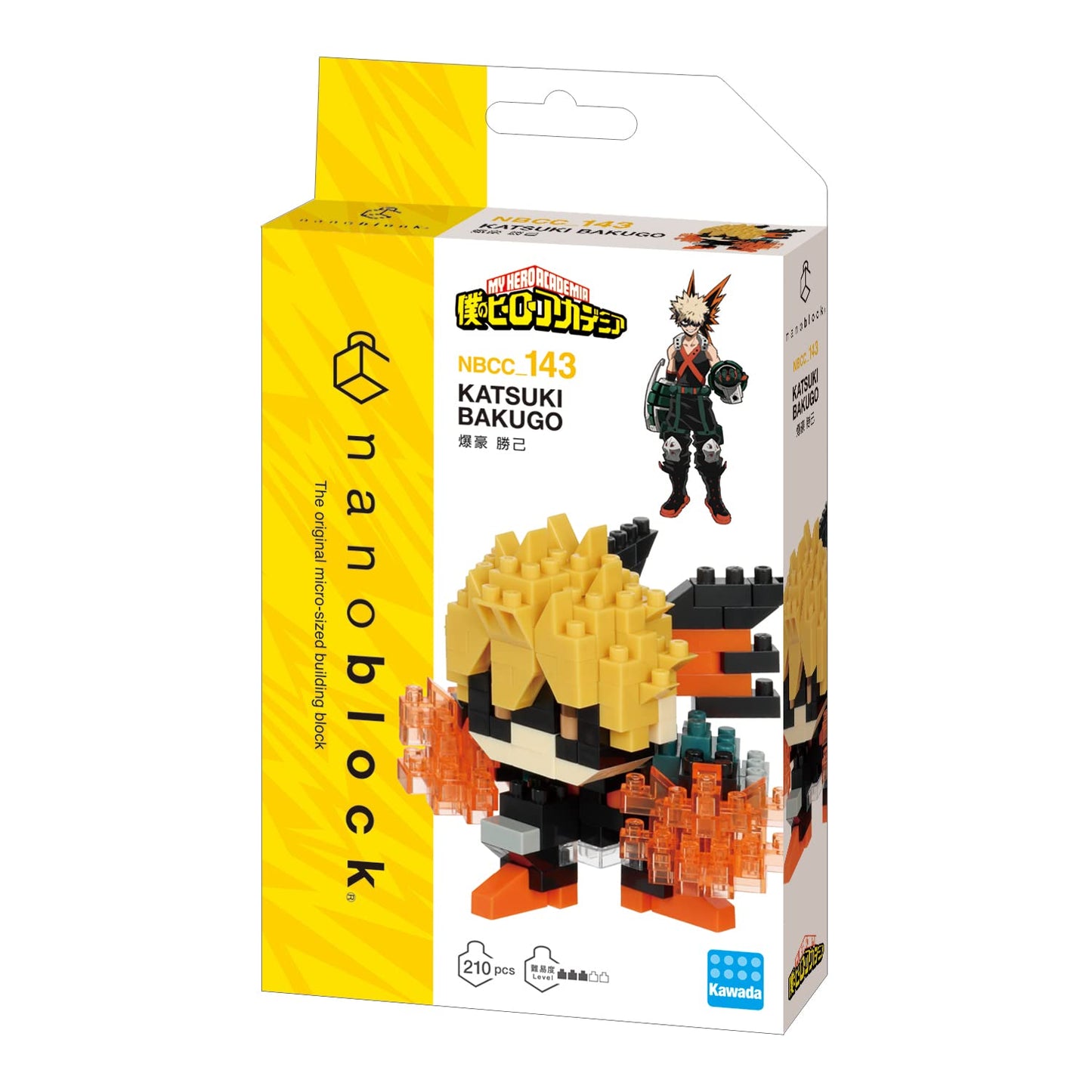 Nanoblock - My Hero Academia - Katsuki Bakugo, Character Collection Series