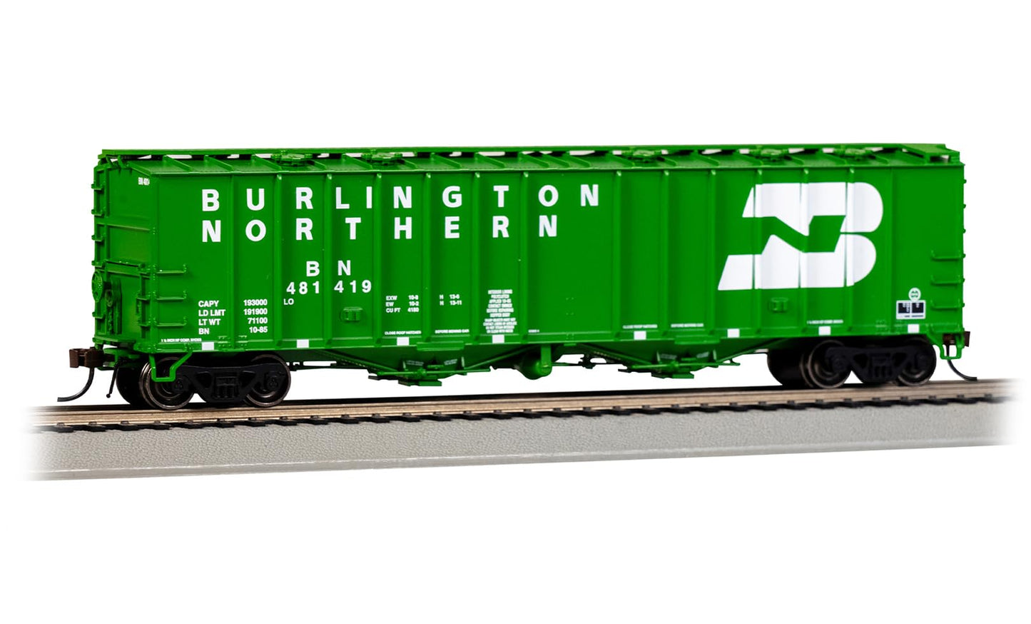 Bachmann Trains - GATX 4180 AIRSLIDE Hopper - Burlington Northern #481419 - HO Scale