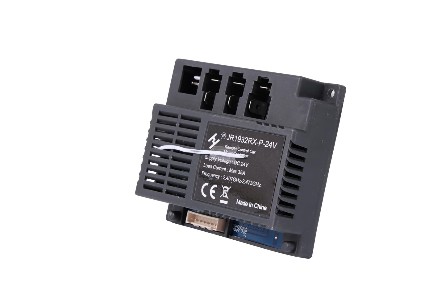 Ride On Car 2.4G Bluetooth Remote Control and JR1932RX-P-24V Receiver Control Box Motherboard Kit for Electric Ride On Car