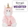 Warm Pals - Princess Pink Unicorn - 1.5Lbs - Cozy Microwavable Lavender Scented Plush Toys - Heated Stuffed Animal - Heatable Coolable Bedtime Comfort Plushie