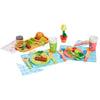 Bluey - Dine in with Bluey Set, 32-Piece Wooden Toy Set with Magic Asparagus, Plates, Utensils & More, Perfect for Role-Play & I