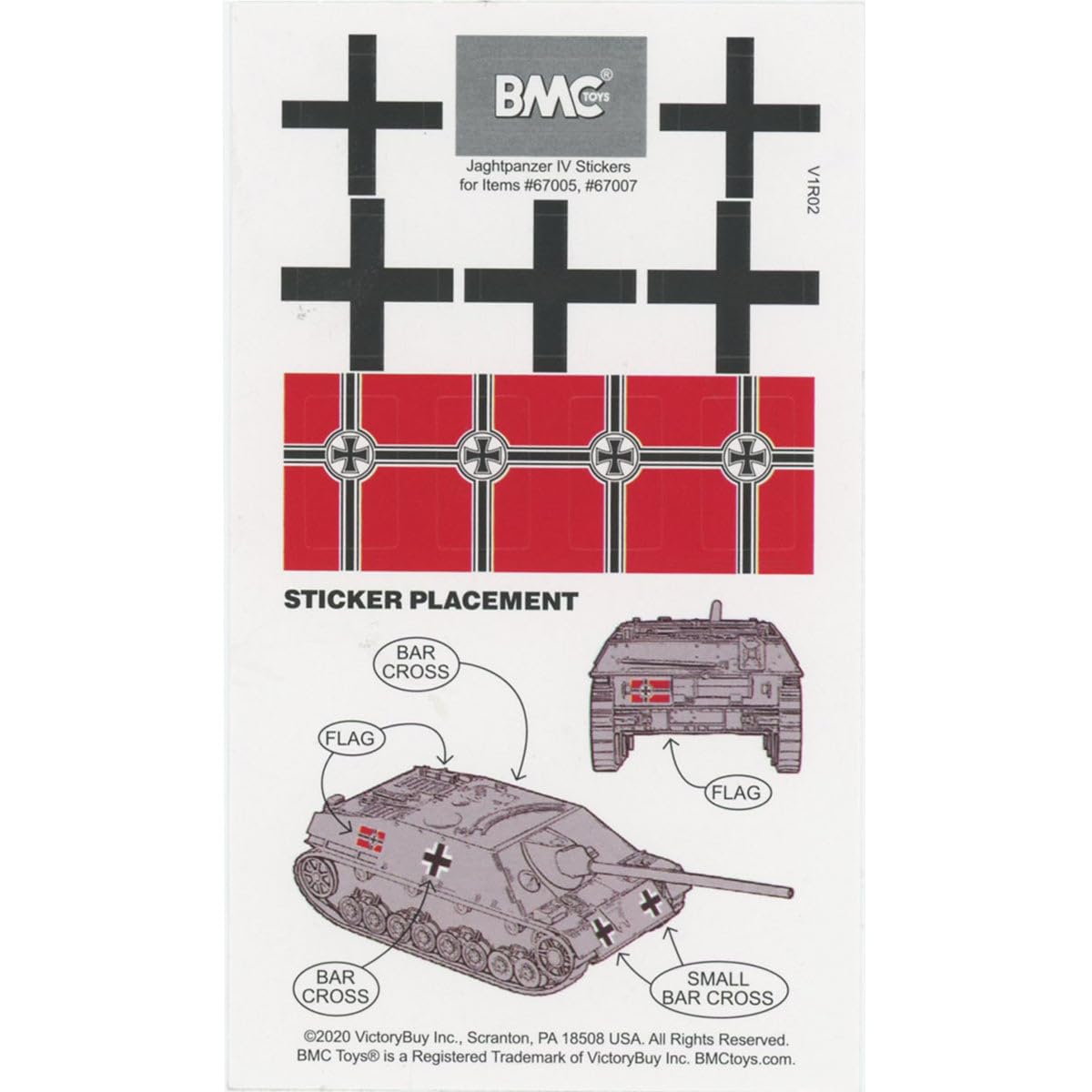 Bmc Ww2 German Jagdpanzer Iv Tank Destroyer - Forest Green 1:32 Plastic Army Men Vehicle