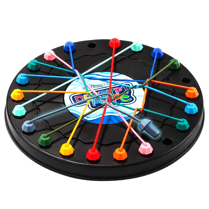 Rope Untangling Puzzle Game, Educational Brain Teaser for Kids & Adults - Strategy Board Game for Family Travel,Classroom Prizes