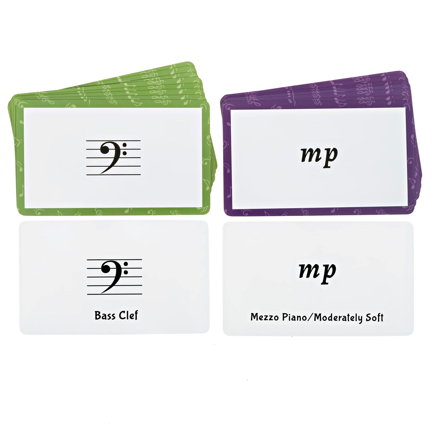 Learn To Read Music Flashcards By Lark & Wolf. 56 Large Size Music Note Theory Flashcards For Kids Piano
