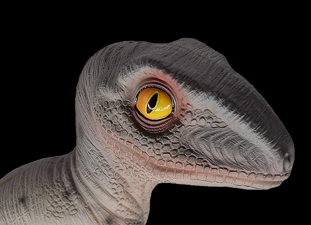 Massjoy Resin Dinosaur Velociraptor Piggy Bank, Boy Birthday Present.