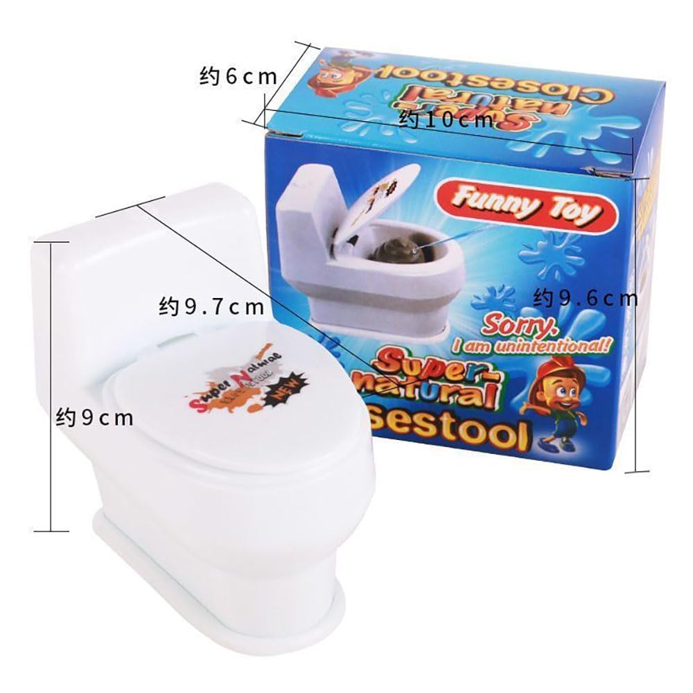 Cooplay Joke Toy Stool Toilet Seat Water Spray Trick Make Funny In Party Prank Funny Gag