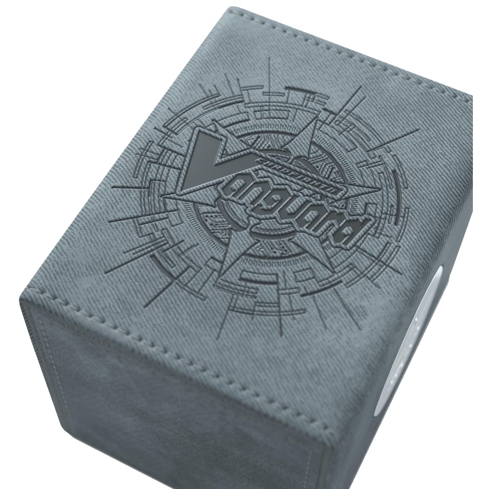 Gamegenic Premium Deck Box - Holds 50 Double-Sleeved Cards, Extra Drawer for Accessories, Gray - Brandt Gate, Model GGS20131ML