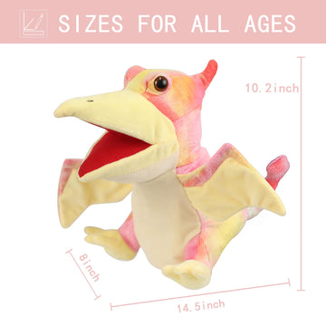 Puppets Hand Puppets Puppets For Kids, Dinosaur Hand Puppets Dinosaur Toys Plush Puppet Stuffed Hand Puppet Dinosaur Toy,Puppet Story Toys Dinosaur Puppets Dinosaur Toys For Kids (Dinosaur 2)