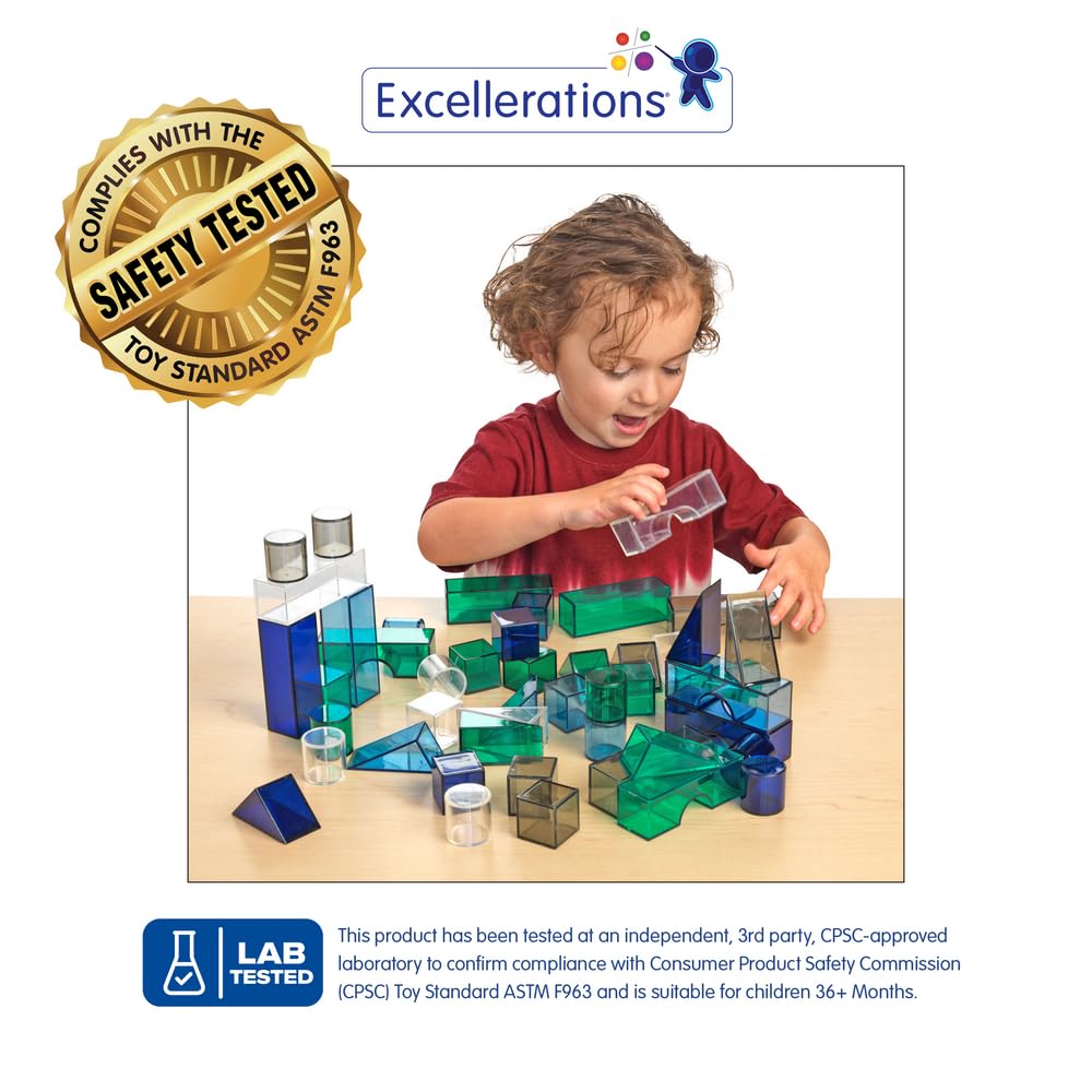 Excellerations Calming Light Blocks - 50 Pieces