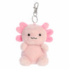 Aurora Adorable Palm Pals Ax Axolotl Clip-On- Fun Collectible Plush For Kids and mature-themed Collectors - Perfect For Backpacks and Birthday Gifts - Pink 4 Inches