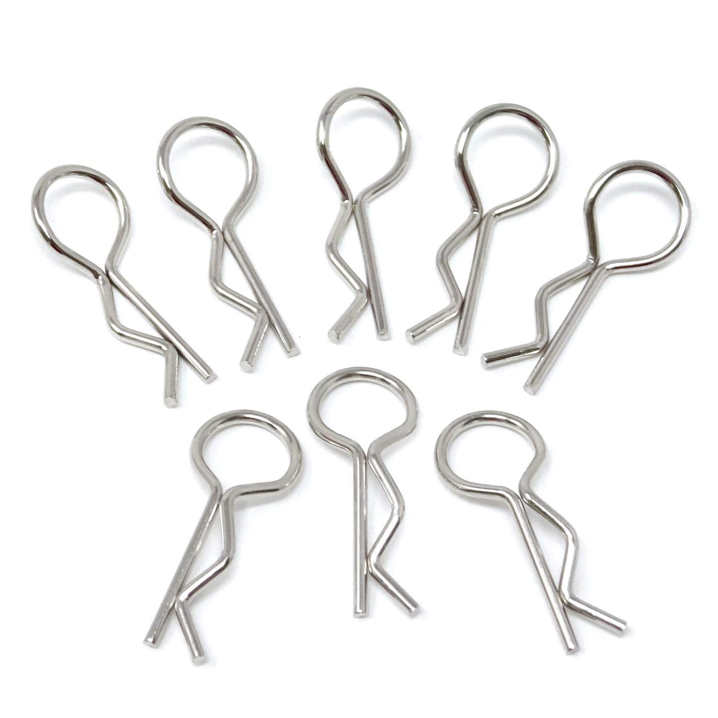 Honbay 100PCS 1/10 Metal Car Truck Buggy Shell Body Clips Pins for for RC Vehicles