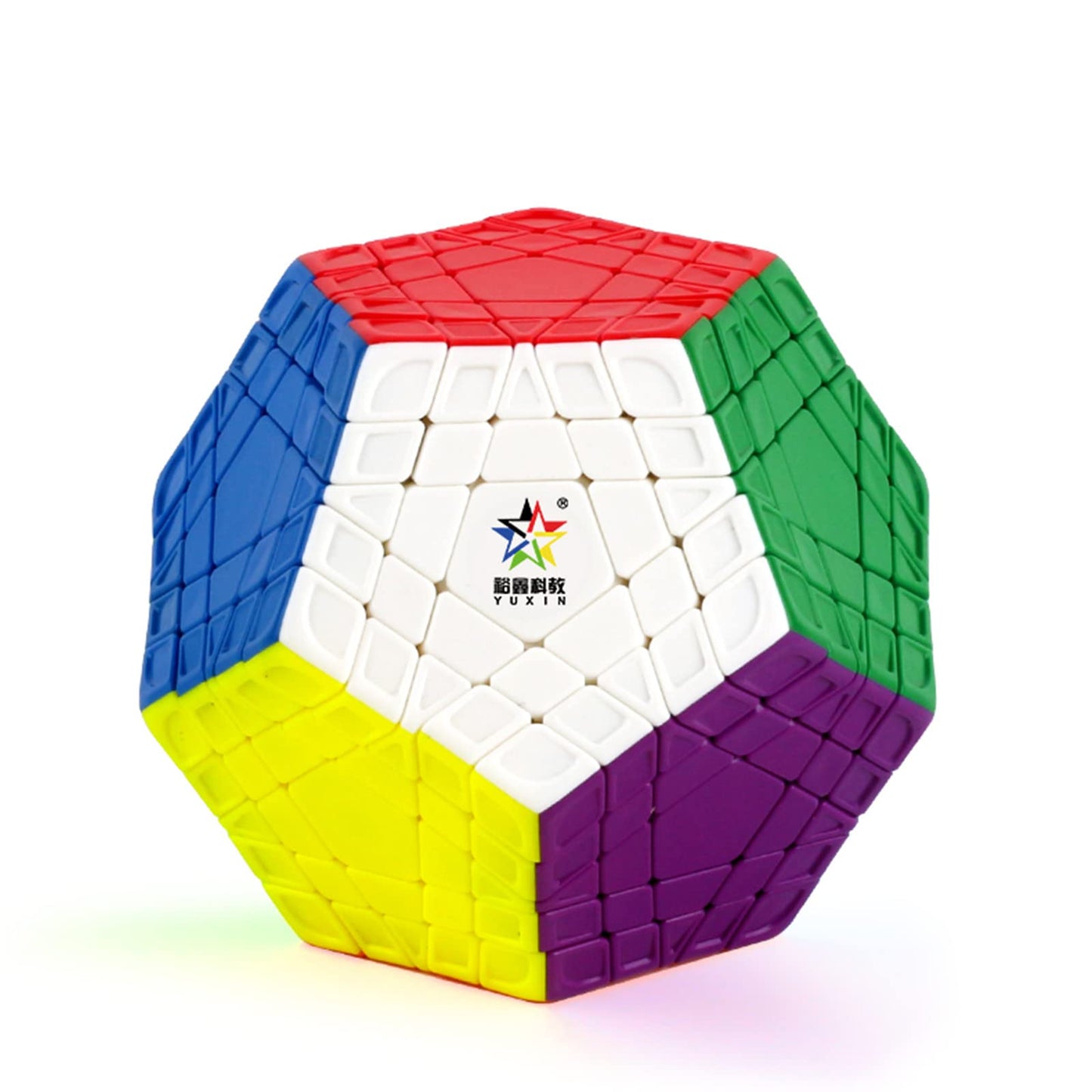 Cuberspeed Yuxin Gigaminx Stickerless 12 Sided Cube Megaminx 5X5 Layer Speed Cube Gigaminx 5X5 Puzzle Cube
