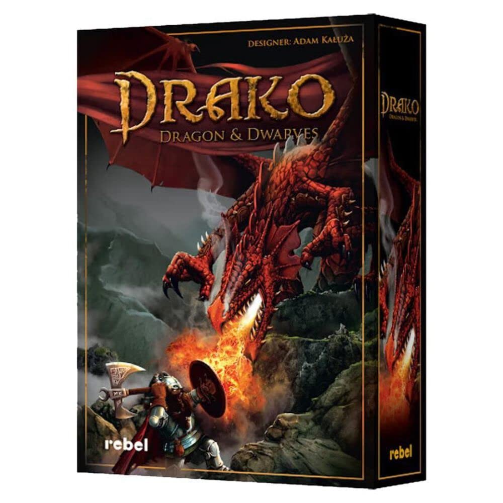 Rebel Studio Dragon & Dwarf Model DRK01 - Plastic Miniatures in Various Colors
