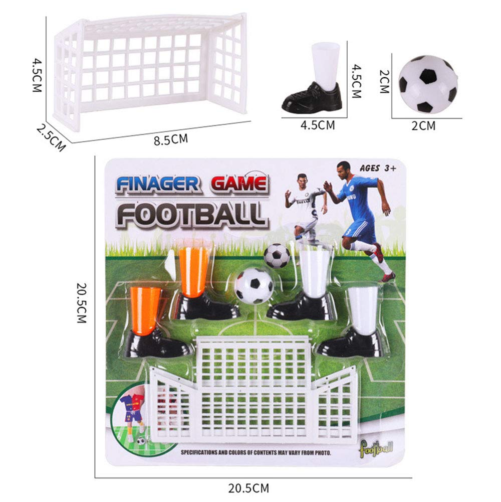 Sqxbk Finger Soccer Game Finger Footballs Match Toys Funny Finger Toys Table Game Set With Two Goals For Fans Club Party Gifts