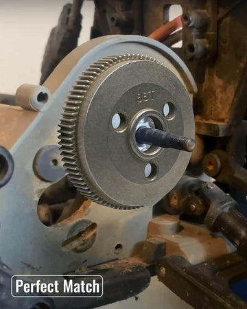 86T 48P Spur Gear Set Metal Steel with 19T 21T Pinions Gear Sets Upgrade Parts Replace Traxxas 4686 Fit for 1/10 Traxxas Slash 2