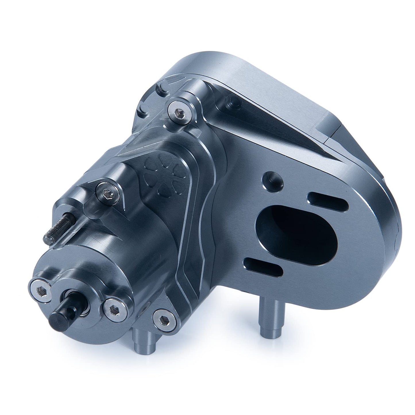 RC-Hub Metal Complete Gearbox Transmission Case with Rear Dig for 1/10 Axial SCX10 II AXI03004 Capra RC Crawler Car