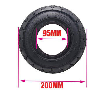 200X50(8X2)Scooter Tubeless Solid No Flats Tire For Razor 200 X 50 (8 X 2) E100 E150 E175 E200