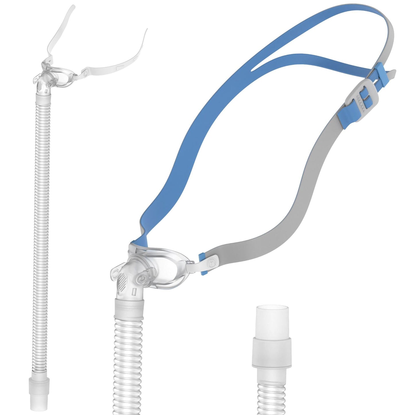 Replacement Set For P10 Series, Includes Headgear, Frame, Tube, Clips In One Pack, Snug Fit & Durable Replacement
