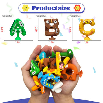 26Pcs Suction Bath Toys, Alphabet Learning Tools, Kids Bath Toys, Party Favor, 3-12 Year Old Boy Girl Toddler Travel Toys, Bathtub Toys Spell Matching Letter Toys, Spelling Games