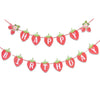 Strawberry Happy Birthday Banner Berry Sweet Girl Banner Sweet Berry Themed 1St Birthday Party Decoration Sunbeauty (Red - Straw