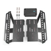 KYX Racing Metal Side Step Running Boards Foot-Plate w/Receiver Box for RC Car Axial SCX10 II 90046 90047 313mm Cherokee Body