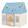 Play Tent with Mat, Star Light Large Kids Playhouse with Windows Easy to Wash, Indoor and Outdoor Play Tents for Kids, Little Do