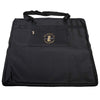 The House of Staunton Standard Chess Board Carrying Bag, Small 20"x20", Black Canvas