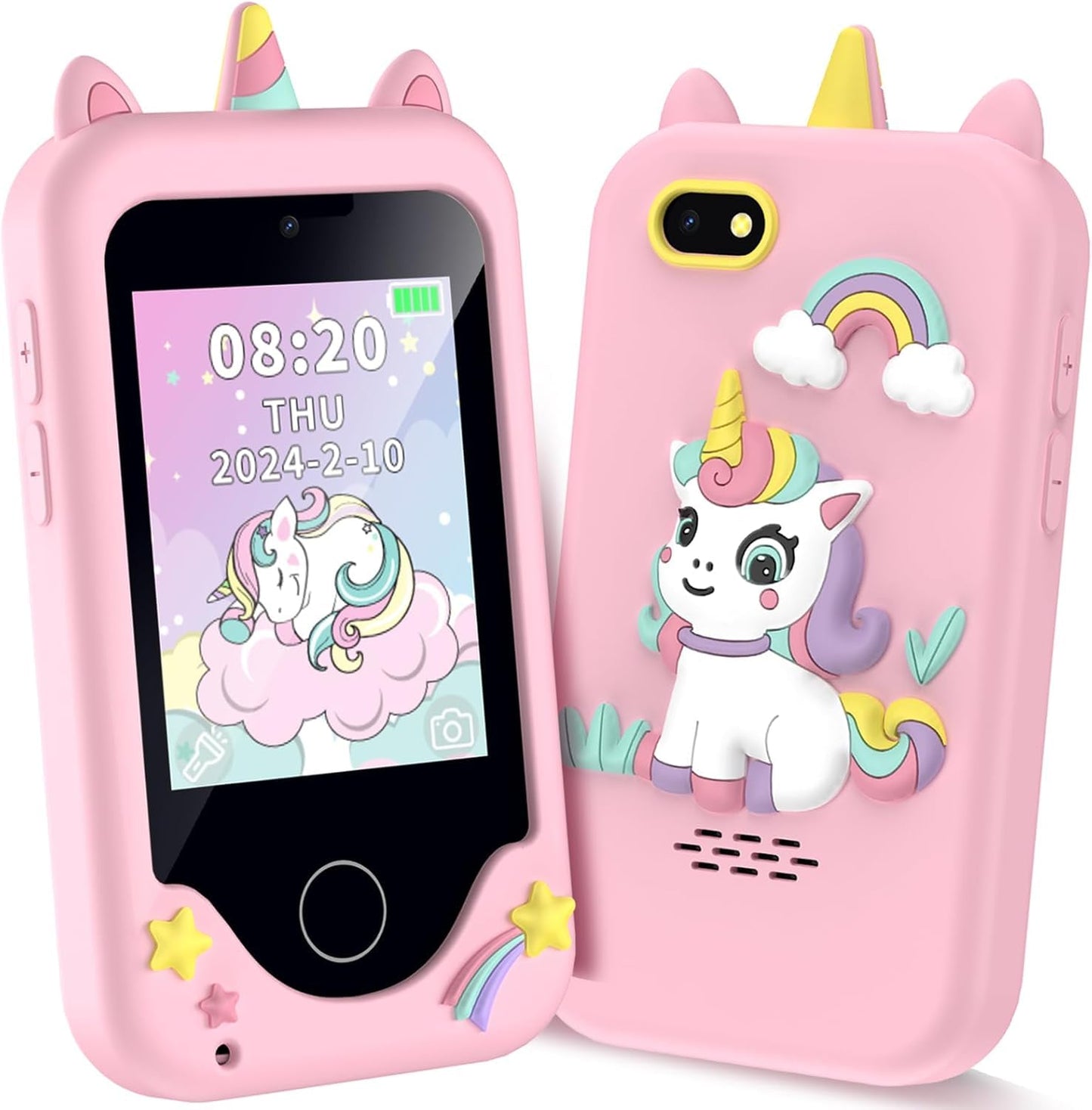 Kids Smart Phone for Girls, Christmas Birthday Gifts for Girls Boys Age 3-10,Kids Gift Toys Cell Phone, Toddler Learning Play To