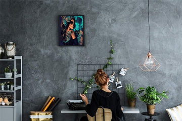 Komking Paint by Number for Adults Kids, Paint by Numbers Kits on Canvas Painting Kit for Art Crafts Gift, Magic Cat 16x20inch W