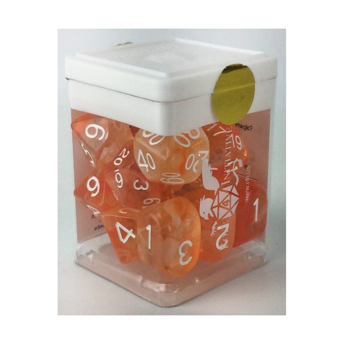 Role 4 Initiative R4I Dice w/Arch'd4: Diffusion - Koi Pond w/ White (15)