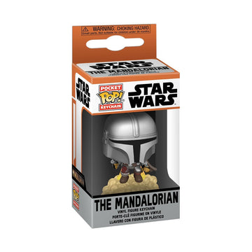 Funko Pop! Keychain: The Mandalorian - Mandalorian With Blaster