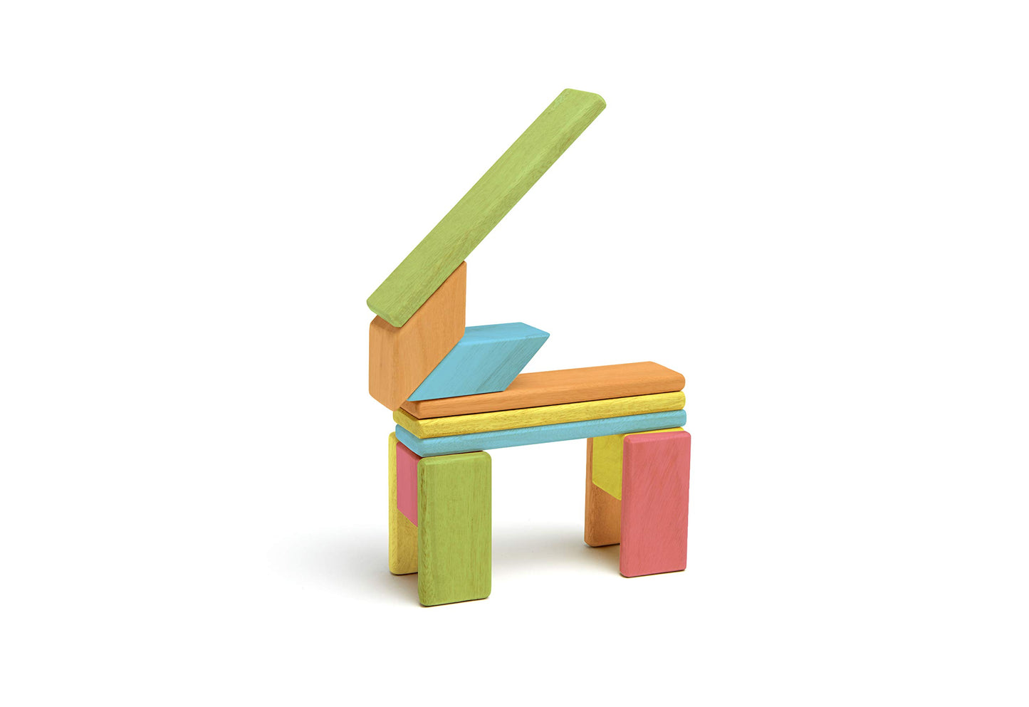 Tegu 14 Piece Magnetic Wooden Block Set in Tints
