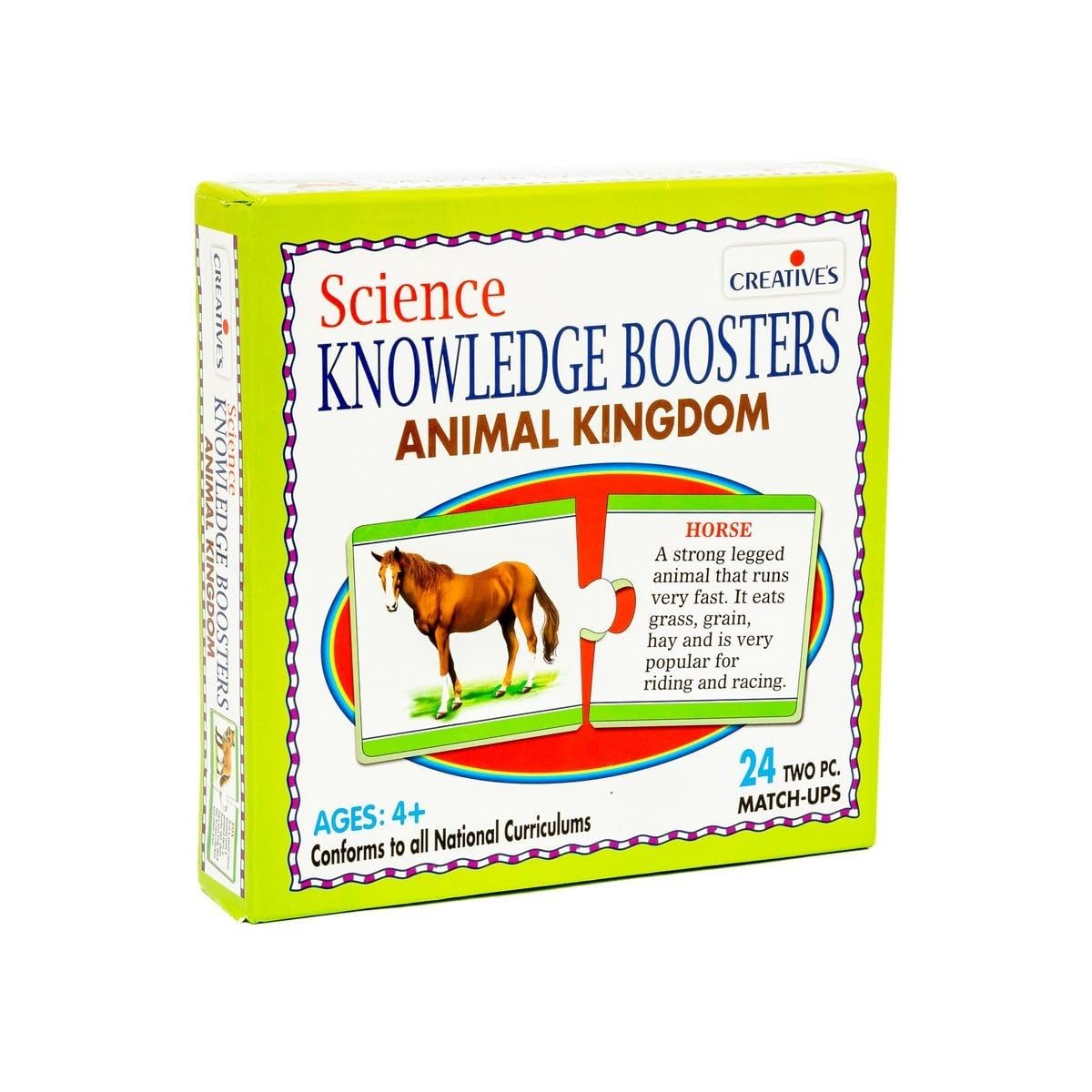 CreativeS Science Knowledge Booster - Animals | Knowledge About The Amazing Animal World | Match Picture Game |Science | Scienc