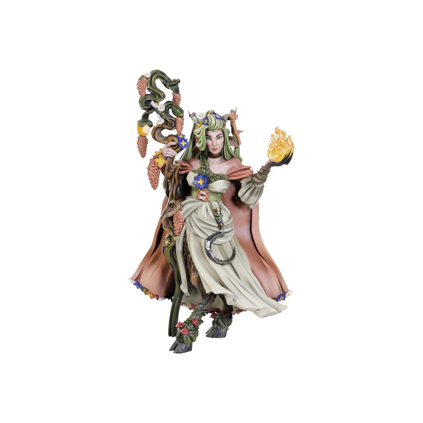 Wizkids Critical Role Unpainted Miniatures: Fearne Calloway & Mister | Unpainted Miniatures | Wave 23