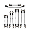 INJORA Stainless Steel Steering Links and High Clearance Links for Redcat Ascent-18 1/18 RC Crawler Upgrade