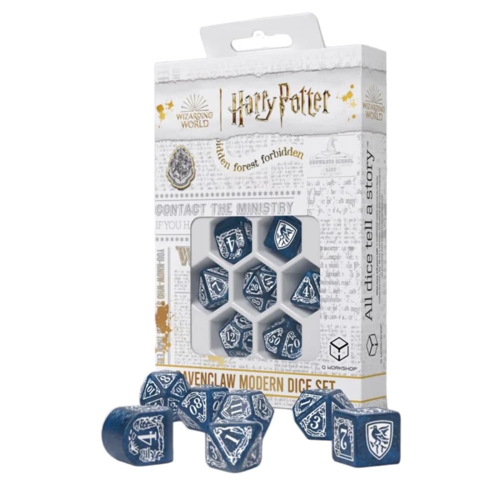 Harry Potter Ravenclaw Modern Dice Blue