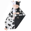 Copper Pearl Character Lovey Plush: Soft Cow Plush Baby Blankets, Baby Lovey And Cow Toy For Companionship And Entertainment - C