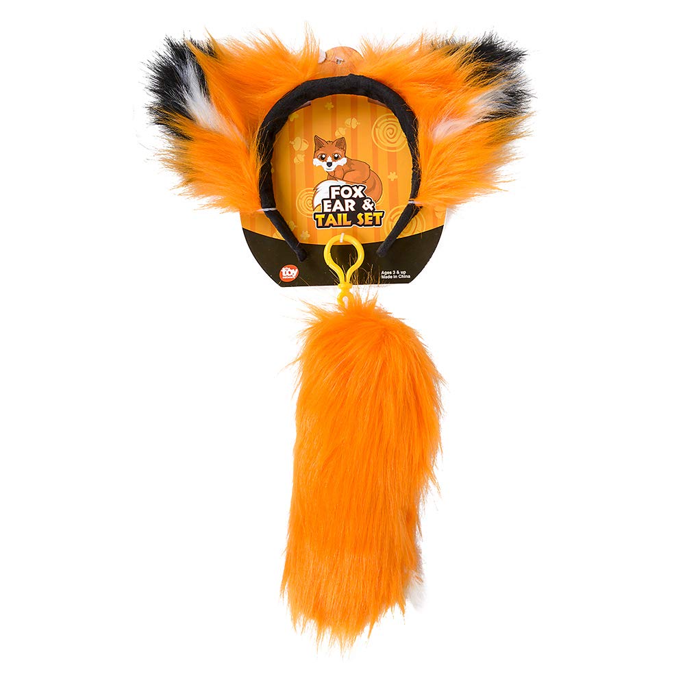 Rhode Island Novelty 12 Inch Fox Ear And Tail Set