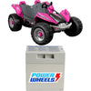 Power Wheels Dune Racer Extreme Ride-On Battery-Powered Vehicle For Preschool Kids, Multi-Terrain Traction, Seats 2, Pink